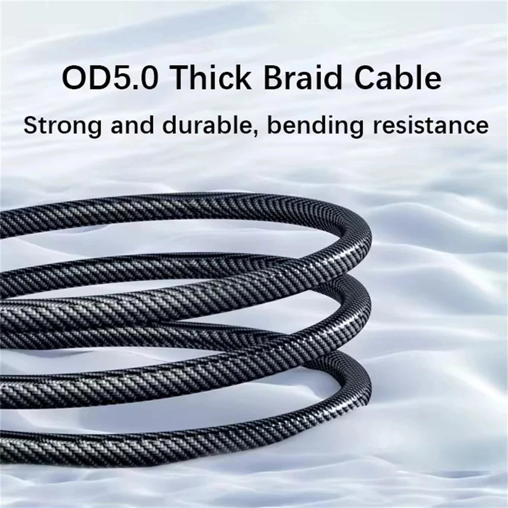 120W A-C and C-C Phone Super Fast Charging Cable with LED display screen, not compatible Xiaomi iPhone、 Samsung