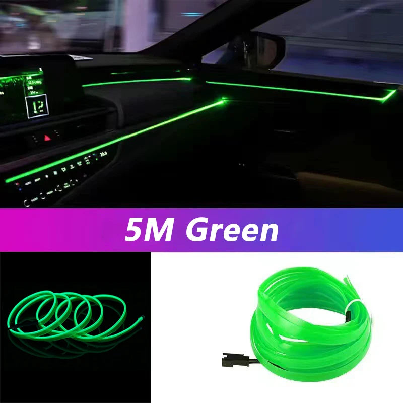 5M Car Interior Led Strip Light Neon